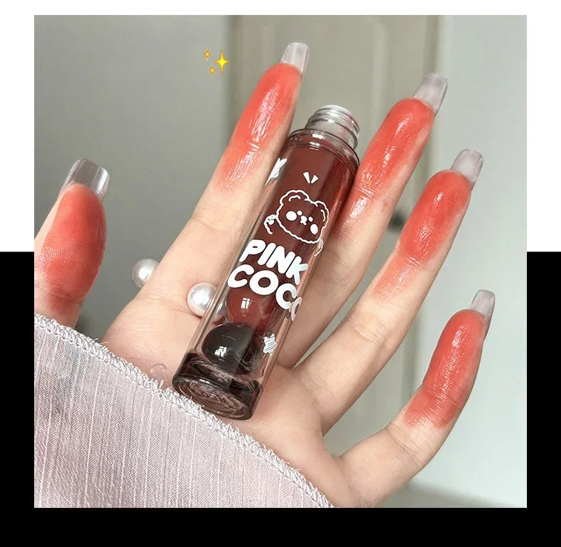 Dark Red Brown Mirror Lip Glaze