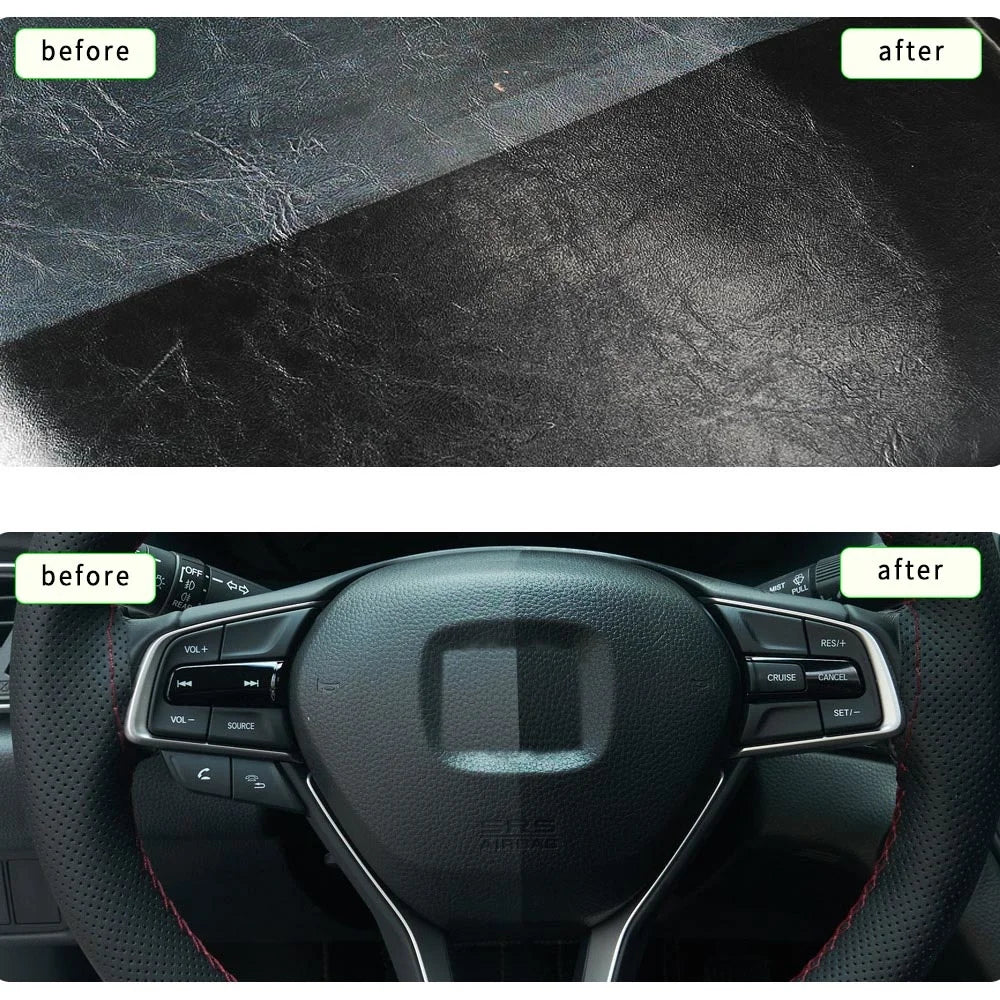 300ML Car Interior Plastic Restorer HGKJ S3 Liquid Leather Seat Spray Restoration Coat Wax Car Care Product Plastics Renovator