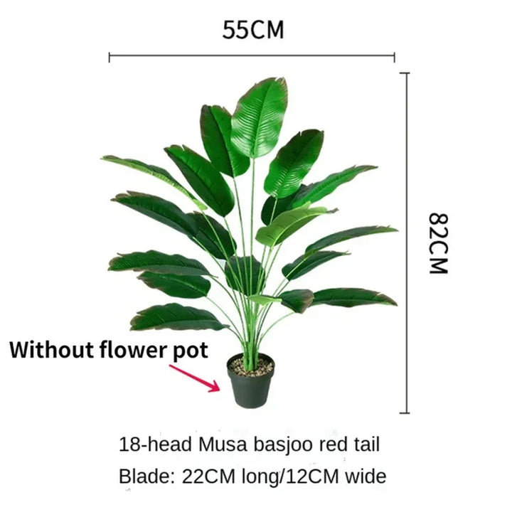 Artificial Banana Tree Leaves