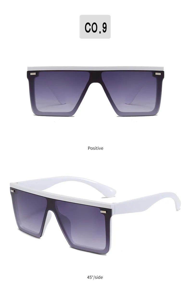 KLASSNUM One Piece Square Sunglasses Men Women Sports Driving Sunglasses Oversized Frame Luxury Brand Disigner 2025 Sun Glasses