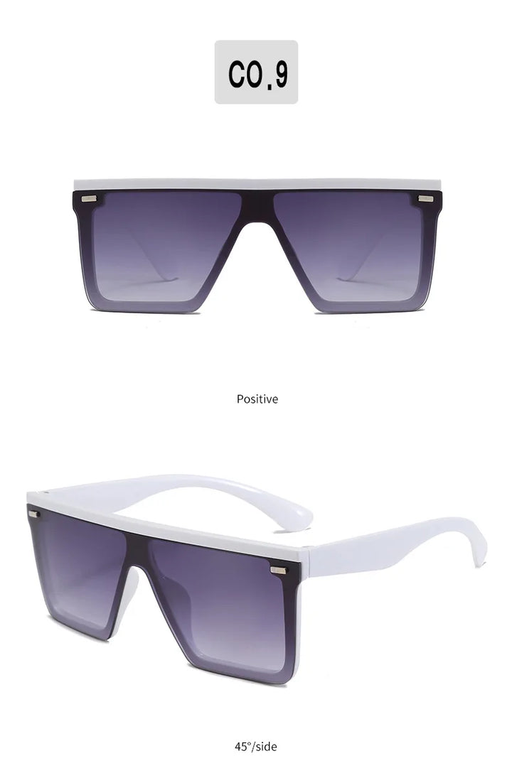 KLASSNUM One Piece Square Sunglasses Men Women Sports Driving Sunglasses Oversized Frame Luxury Brand Disigner 2025 Sun Glasses