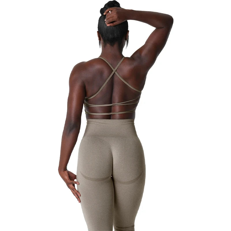 New Invincible Seamless Bra Spandex  Woman Fitness Elastic Breathable Breast Enhancement Leisure Sports Underwear