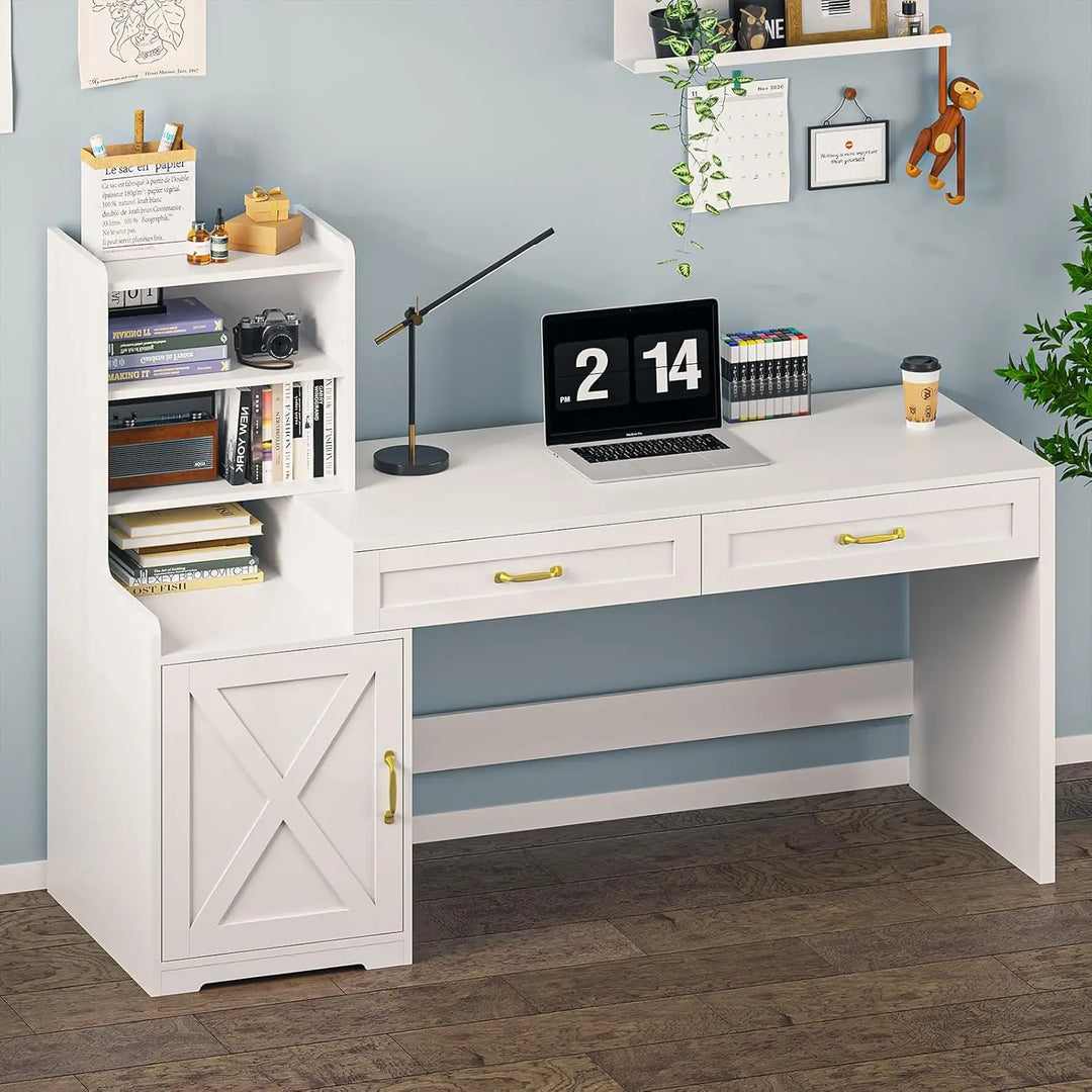 Office Computer Desk with Storage