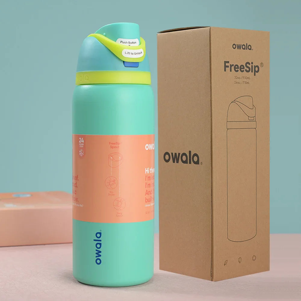 Owala FreeSip Water Bottle – Grass Green