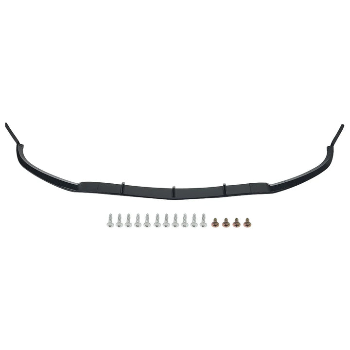 MagicKit ABS Car Front Bumper Spoiler Lip Splitter Trim for Mercedes Benz C-Class C205 W205 A205 2015 2016 2017 2018 Black CAR