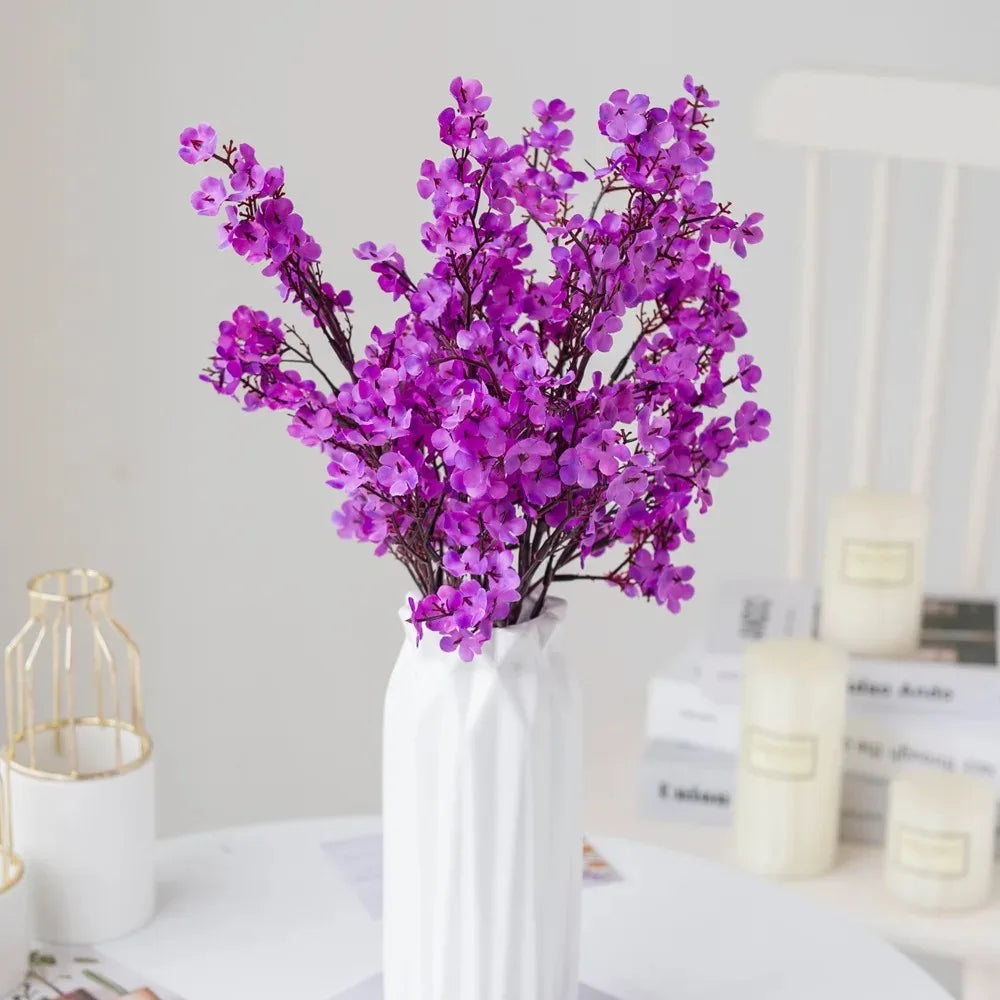 Artificial Cherry Gypsophila Fake Flowers