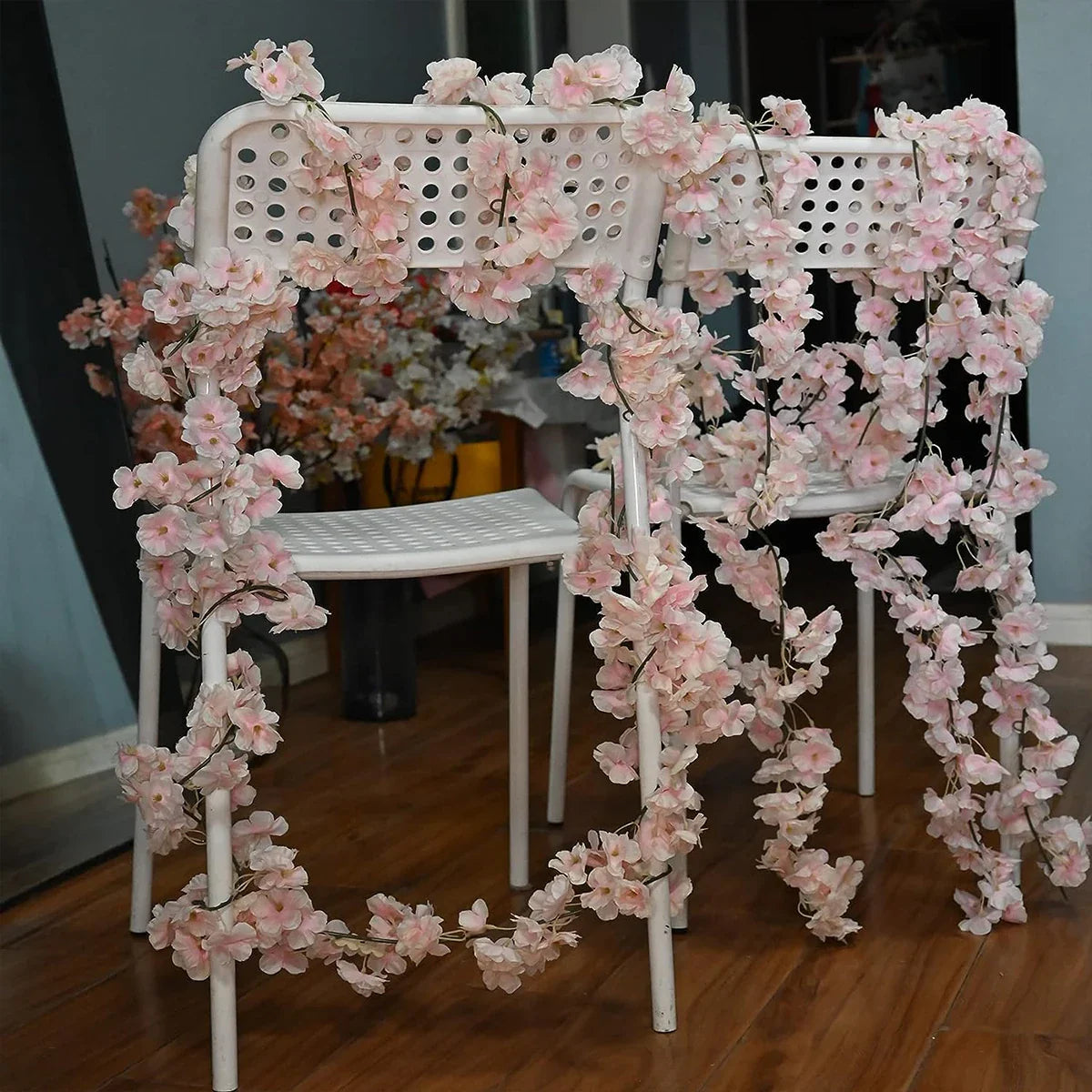 Artificial Sakura Flower Vine Décor