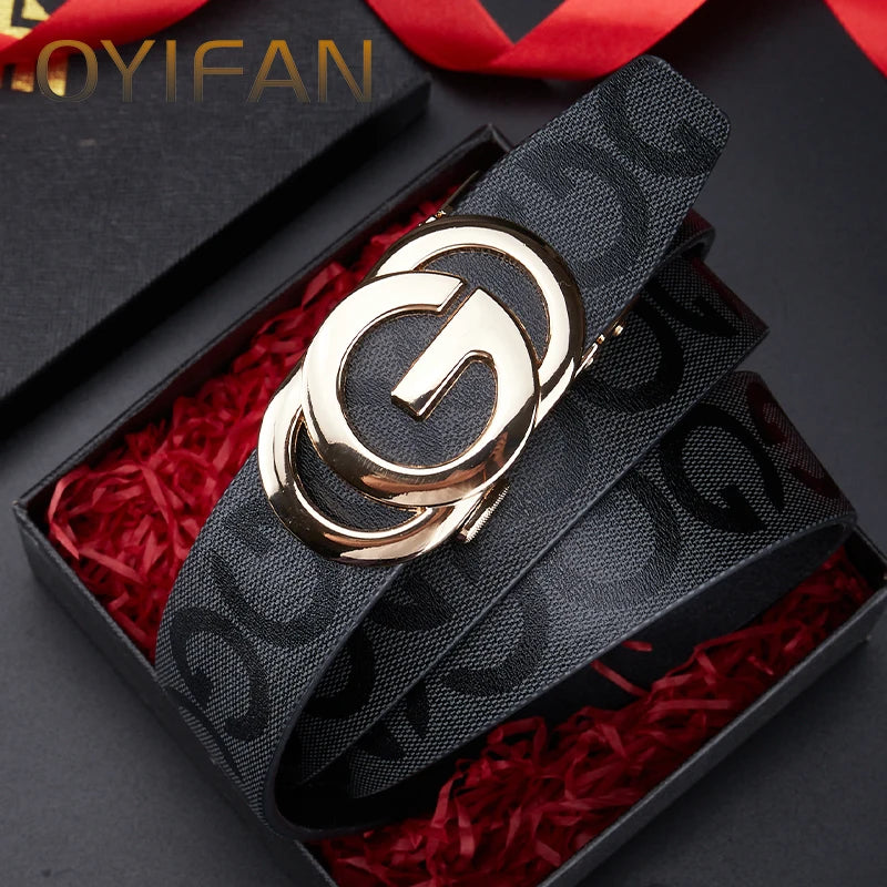 Luxury Brand Belt for Men Automatic Belt, Business Casual Fashion Designer Mens Belt  구찌 벨트