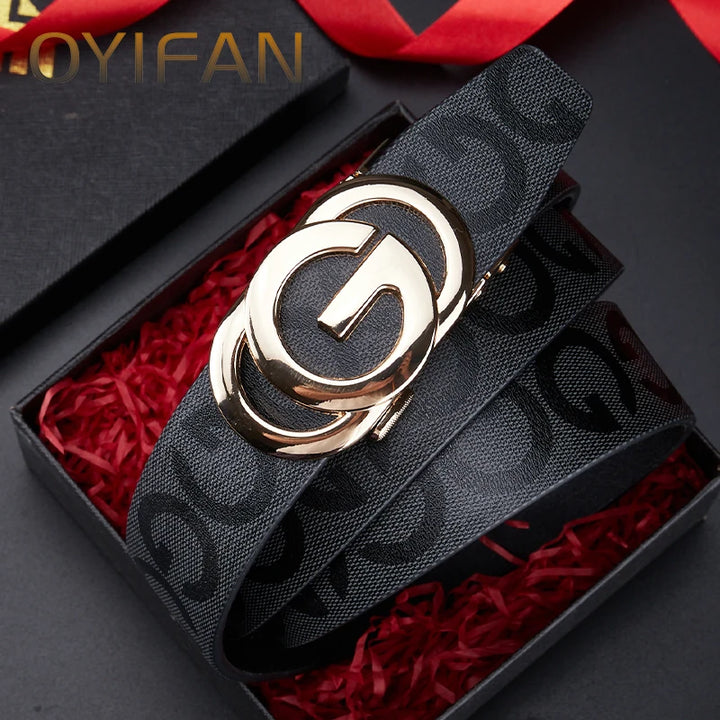 Luxury Brand Belt for Men Automatic Belt, Business Casual Fashion Designer Mens Belt  구찌 벨트