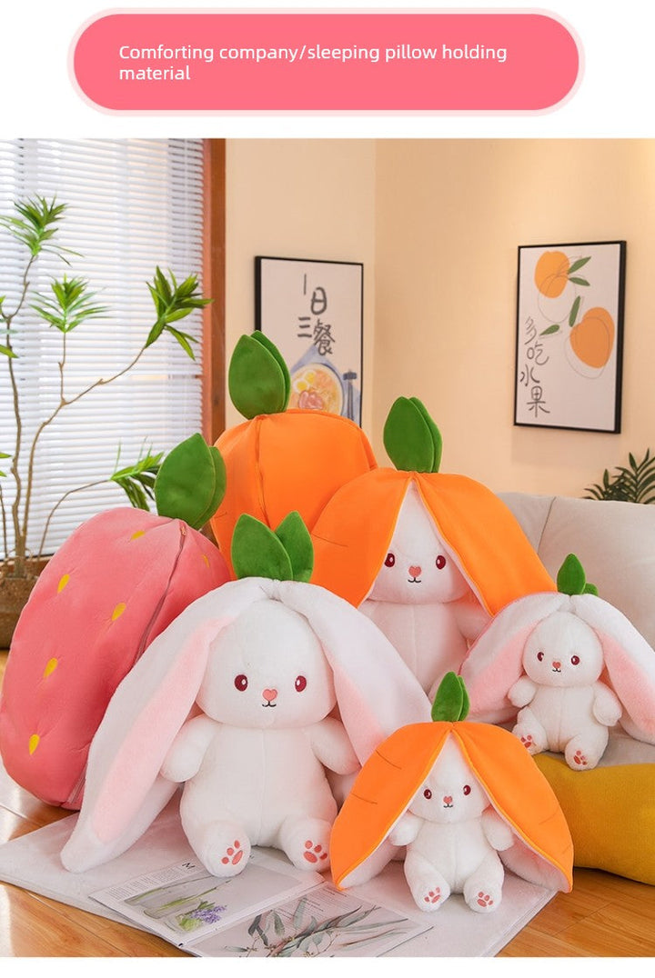 Transformation Rabbit Cute Carrot Birthday Gift Doll