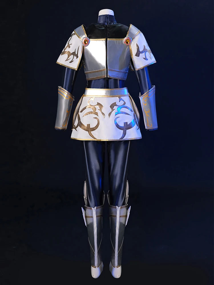 ROLECOS Game LOL The Lady of Luminosity Lux Cosplay Costume Lux Magic College Girl Uniform Women Costume Halloween Full Set