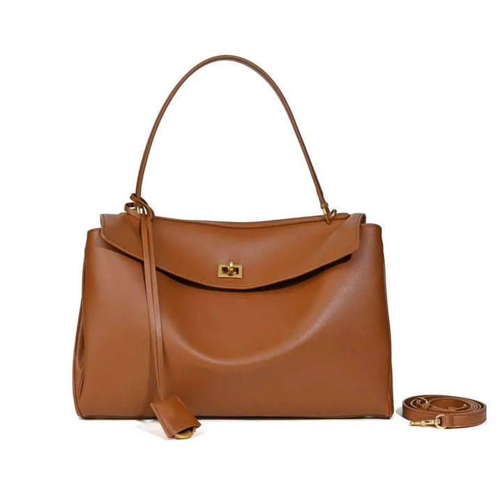 2025 Luxury Brand Rodeo Woman Bags Spring Autumn Genuine Leather Women Totes Fashion Gold Buckle Women Shoulder HandBags