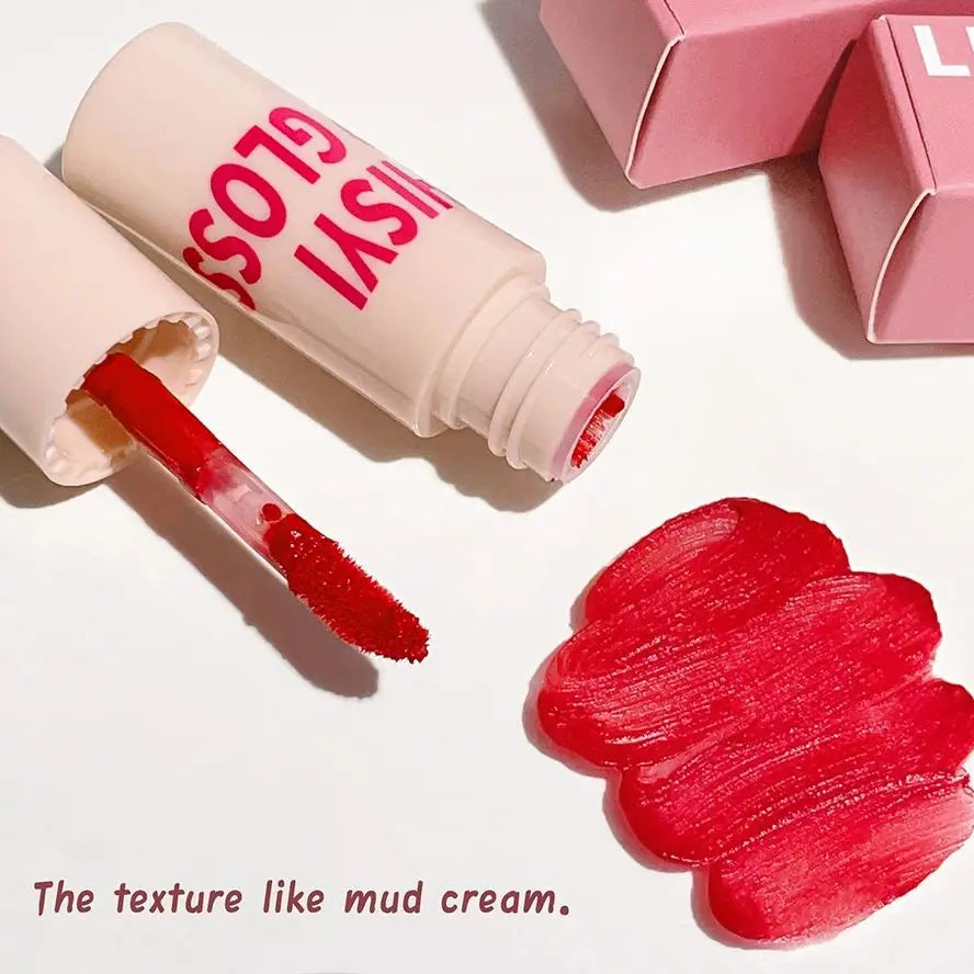 6-Color Matte Velvet Lip Glaze