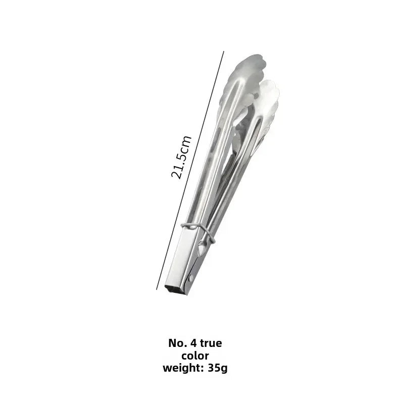Bbq Hot Clamp Stainless Steel Plum Multifunctional Clamp Outdoor BBQ BBQ Accessories Bbq Kitchen Restaurant Bar Home Garden
