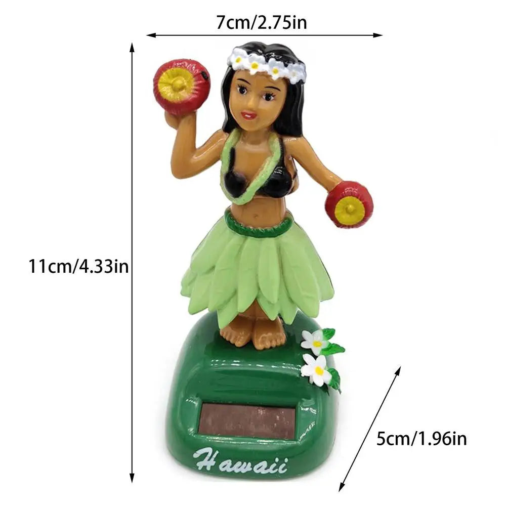 HulaGirl Dashboard Doll HulaGirl Dashboard Hawaii Dancing Girl Car Dashboard Decorations Solar Dancing Figure Toy