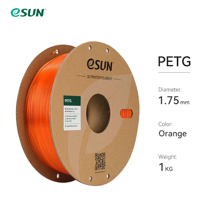 eSUN 3D Printer Filament PETG 1.75mm 1kg/2.2lbs Plastic Filament Consumables PETG 3D Printing Material for 3D Printer