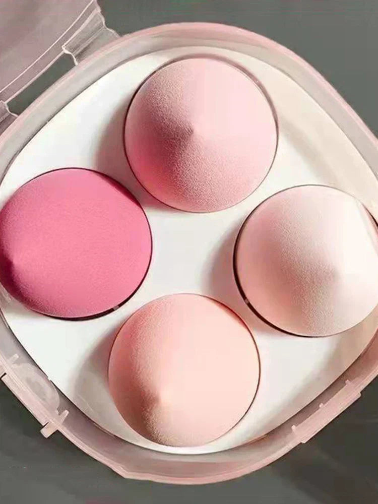 4PCS Wet & Dry Makeup Sponge Set