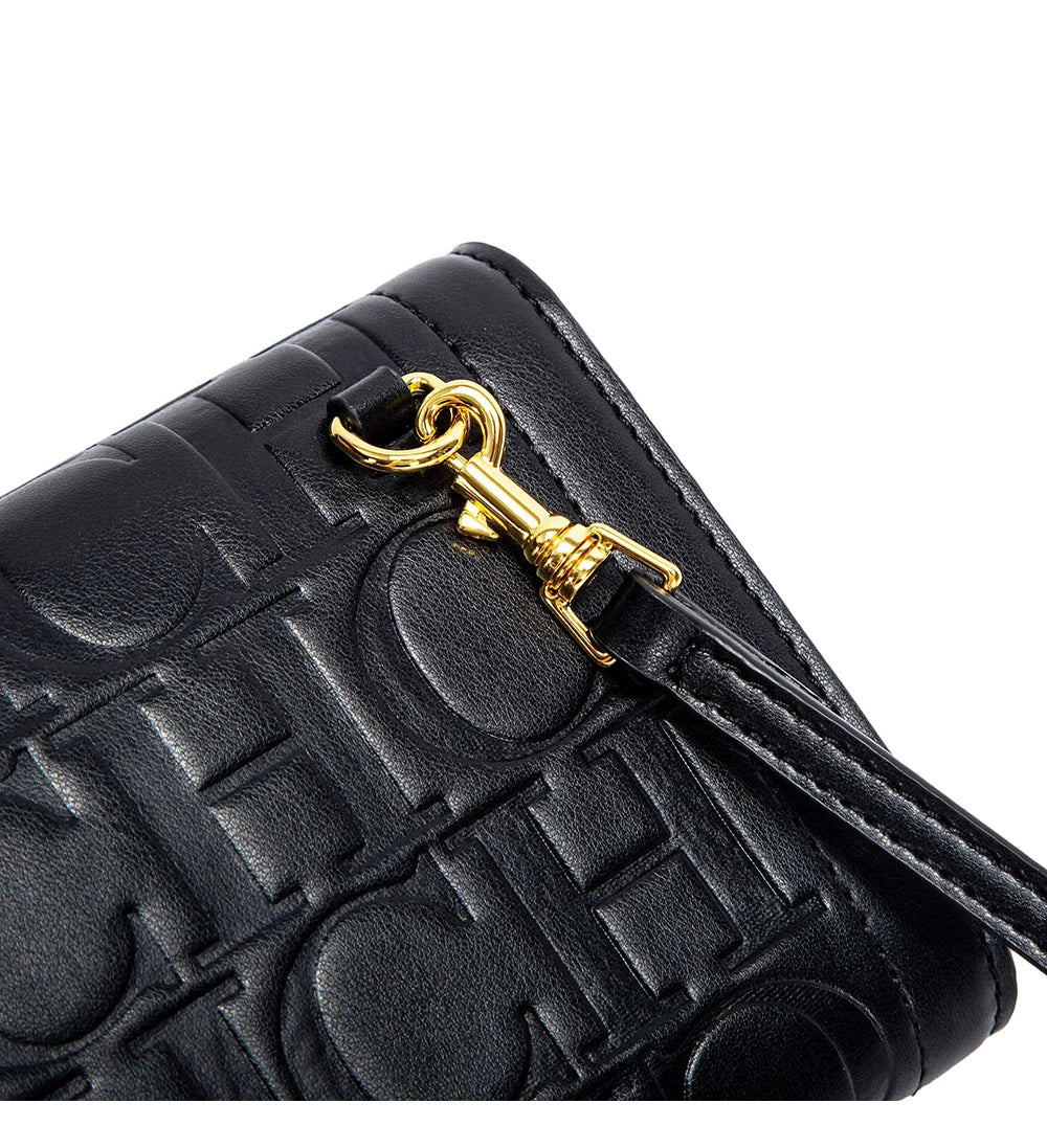 CHCH Women's Shoulder Bag 2024 Brand New Flip Letter Embossed Crossbody Bag