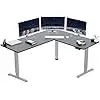 Electric L-Shaped Standing Desk