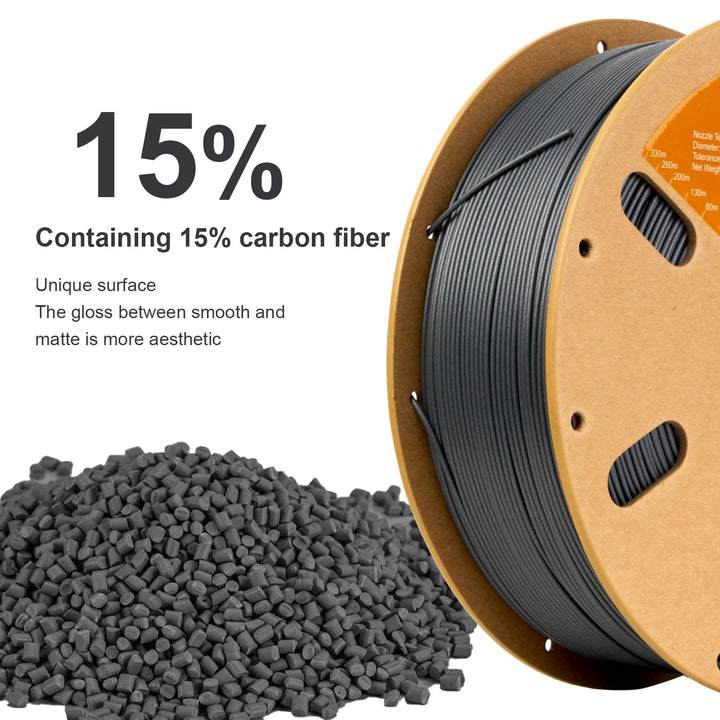 ERYONE New Arrival PETG Carbon Fiber 1KG 1.75mm Diameter High Toughness 3D Printer Filament For 3D FDM Printing Fast Shipping
