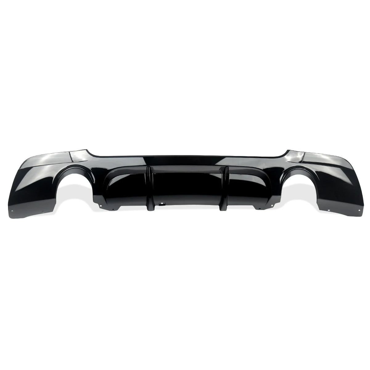 MAGICKIT For BMW 3Series E92 E93 330I M Sport Bumper Rear Bumper Diffuser Lip Shiny Black Bodykits CAR Accessories Gloss Black