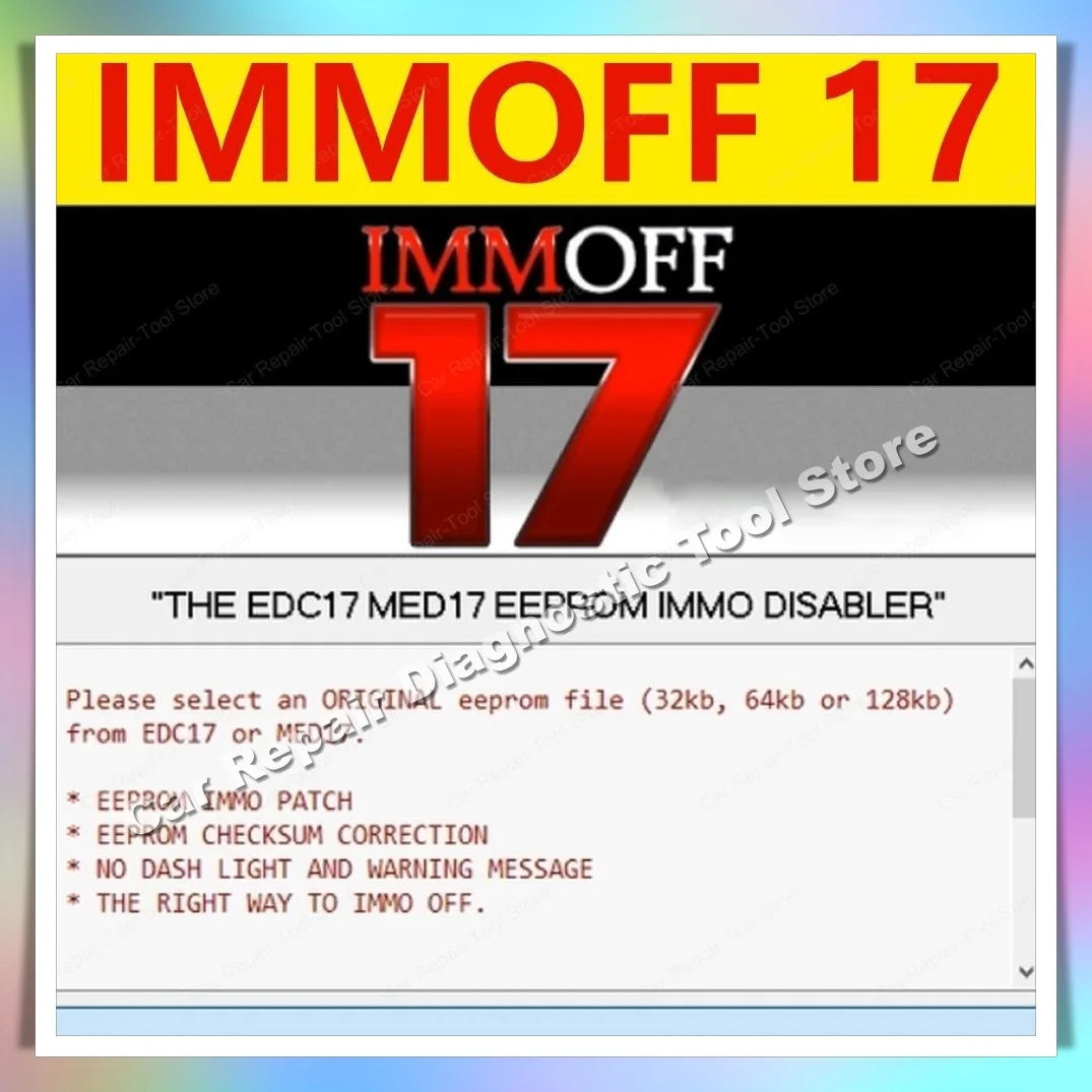 IMMO OFF software pack immoff 17 IMMO doctor V2.1 IMMO service tool Pin Code Calculator IMMO Universal Decoding 3.2 ImmoKille