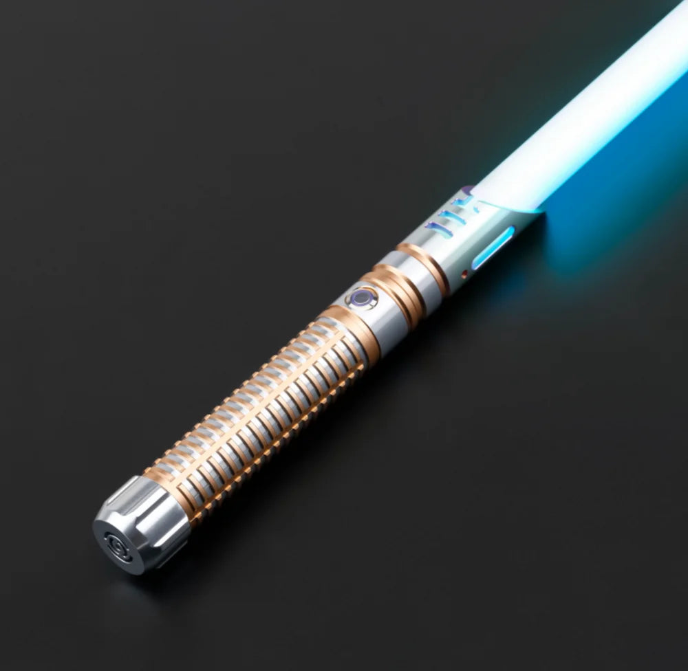 TXQSABER Neo Pixel Heavy Dueling RGB Lightsaber Metal Hilt Smooth Swing Christmas Cosplay Jedi Luminous Laser Swords Kids Toys