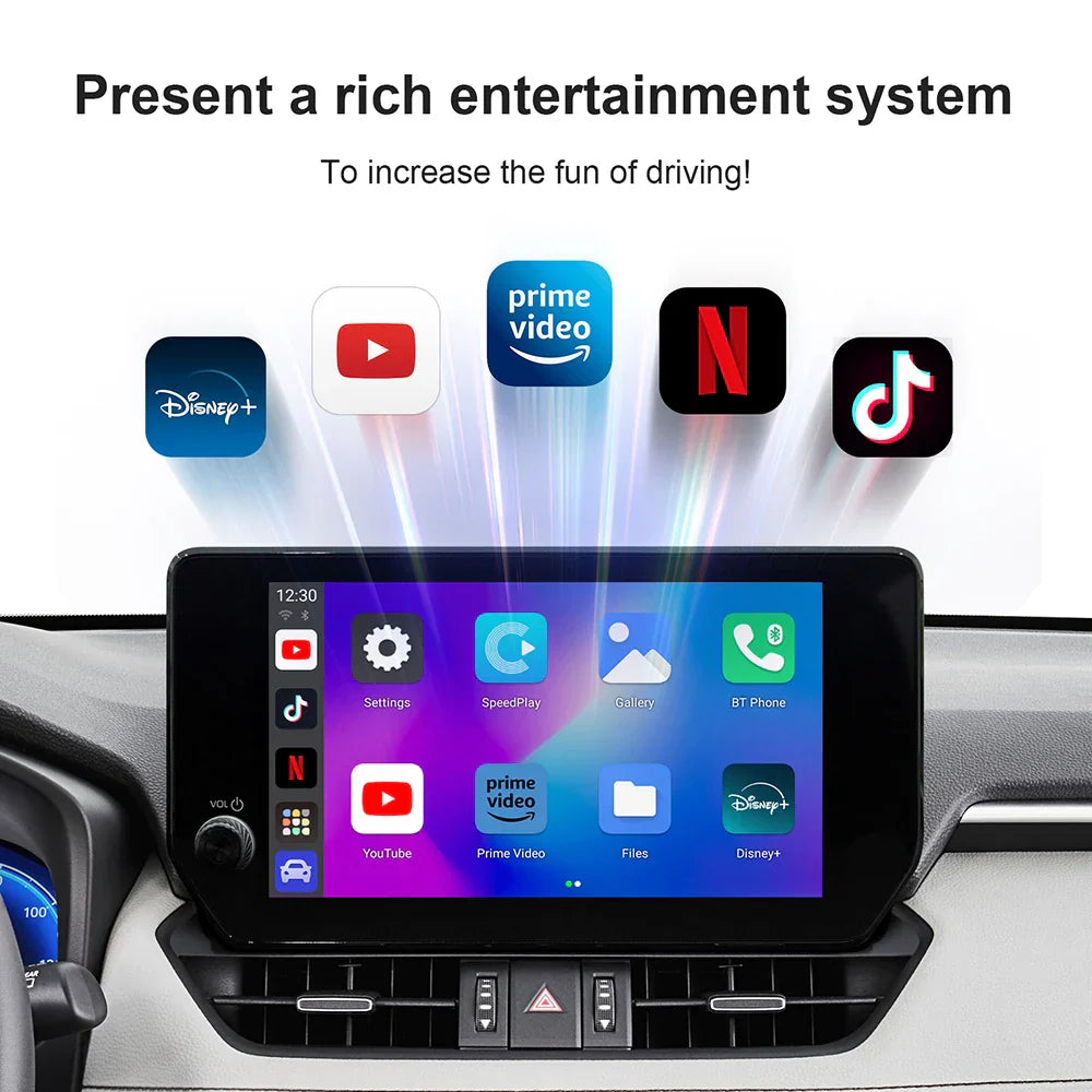 Android 13 Carplay AI Box Wireless Carplay Android Auto WiFi Support Netflix Youtube For Nissan VW Toyota Mazda Hyundai Ford MG