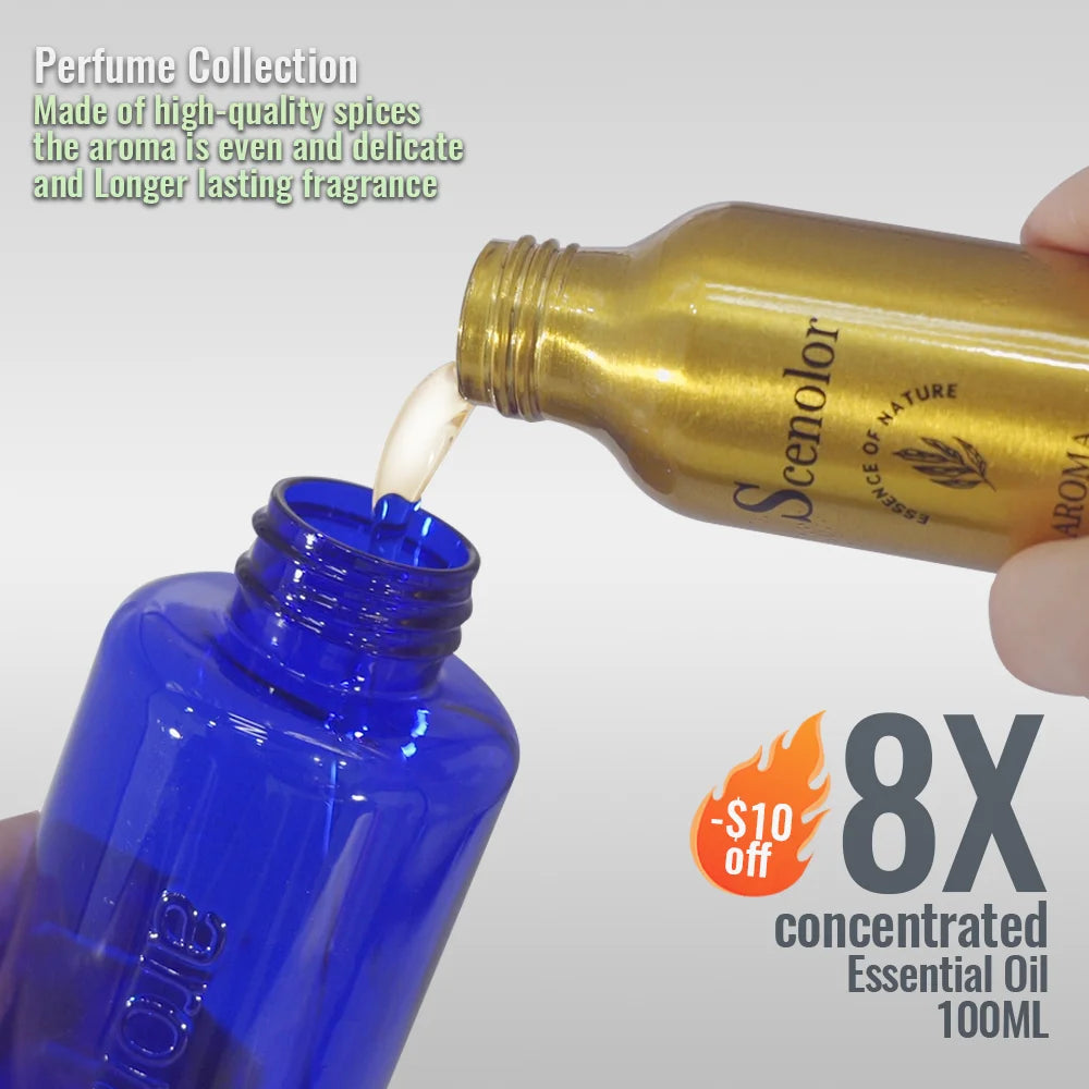 100ml Electric Aroma Hotel Essential Oil Perfume Oil High End Clothing Store Fragrance Oil For Aroma Diffuser Air Freshener Diy