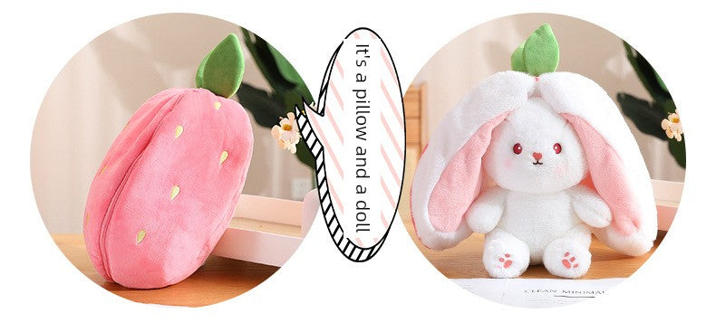 Strawberry Rabbit Birthday Gift Girl Girlfriends Girl Practical Ideas Doll Doll Kids Teacher Sister Cute