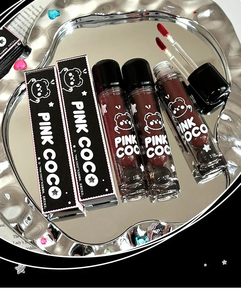 Dark Red Brown Mirror Lip Glaze