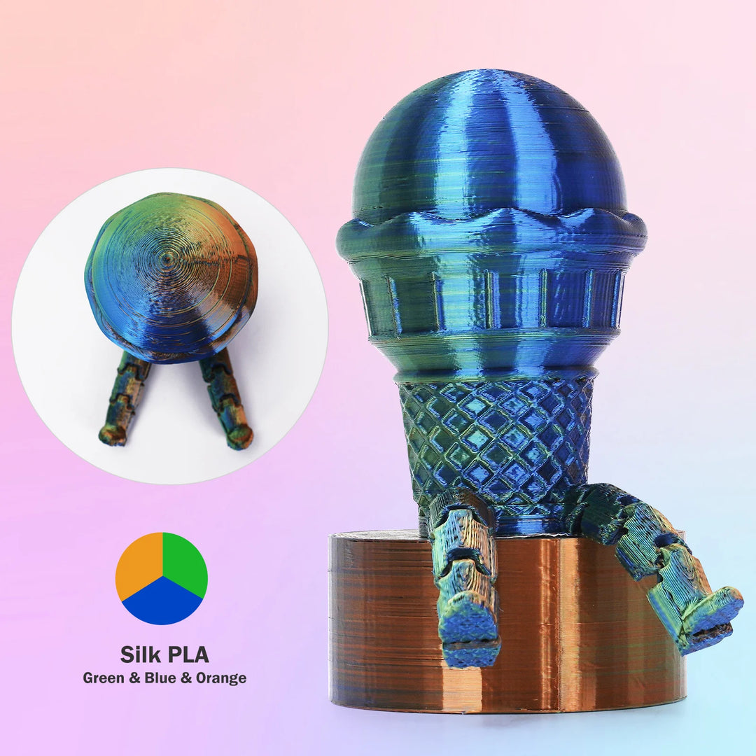 ERYONE Promotion Tri- Color Co-extrusion Silk  PLA Series 1.75mm 1KG For 3D Printing FDM Printer Fast delivery New Arrival