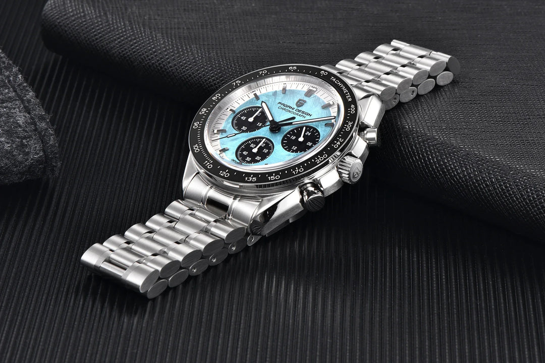 PAGANI DESIGN Moon Mens Watches 2023 Top Brand Luxury Quartz Watch For Men Chronograph Luminous Sapphire Mirror Waterproof Clock