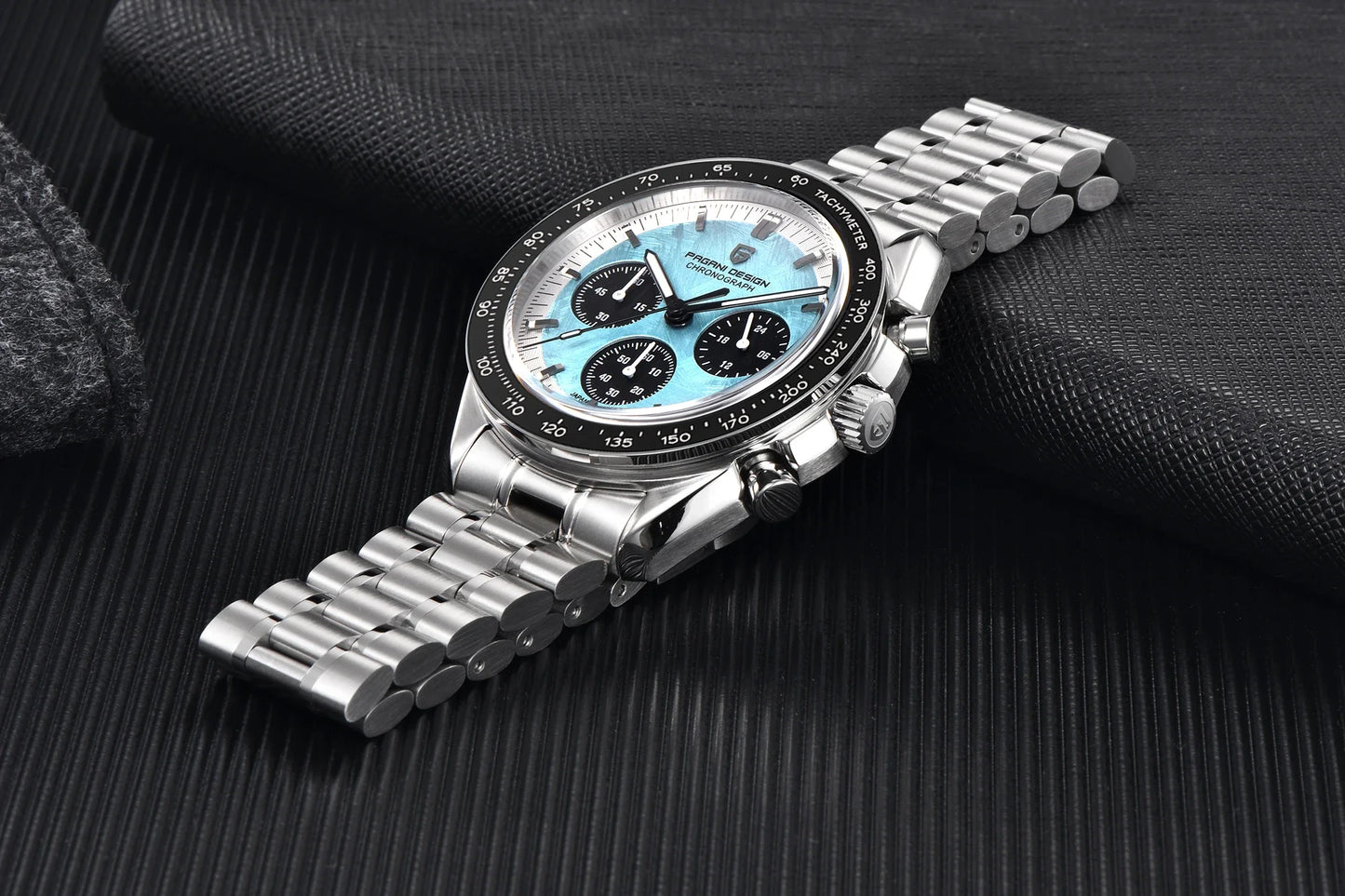 PAGANI DESIGN Moon Mens Watches 2023 Top Brand Luxury Quartz Watch For Men Chronograph Luminous Sapphire Mirror Waterproof Clock