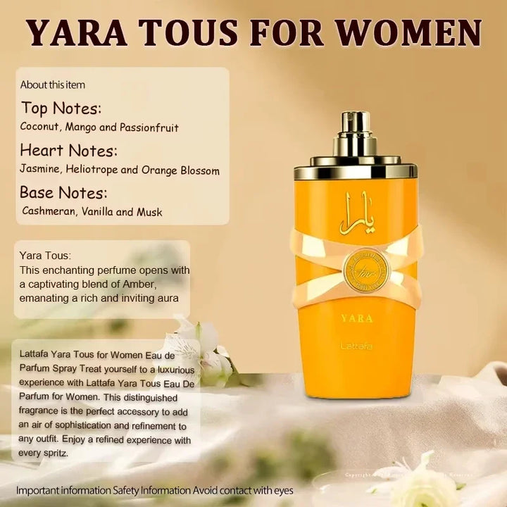 Yara Perfume Floral Scent Eau De For Men