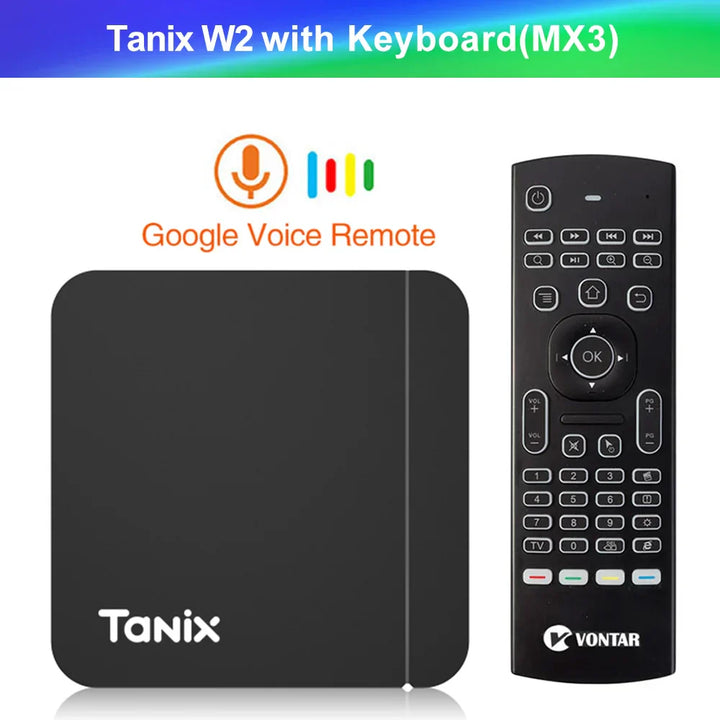 Tanix W2 Smart TV Box Android 11 Amlogic S905W2 4GB 64GB Support AV1 Dual Wifi  Media Player TVBOX Set Top Box 32GB 2GB 16GB