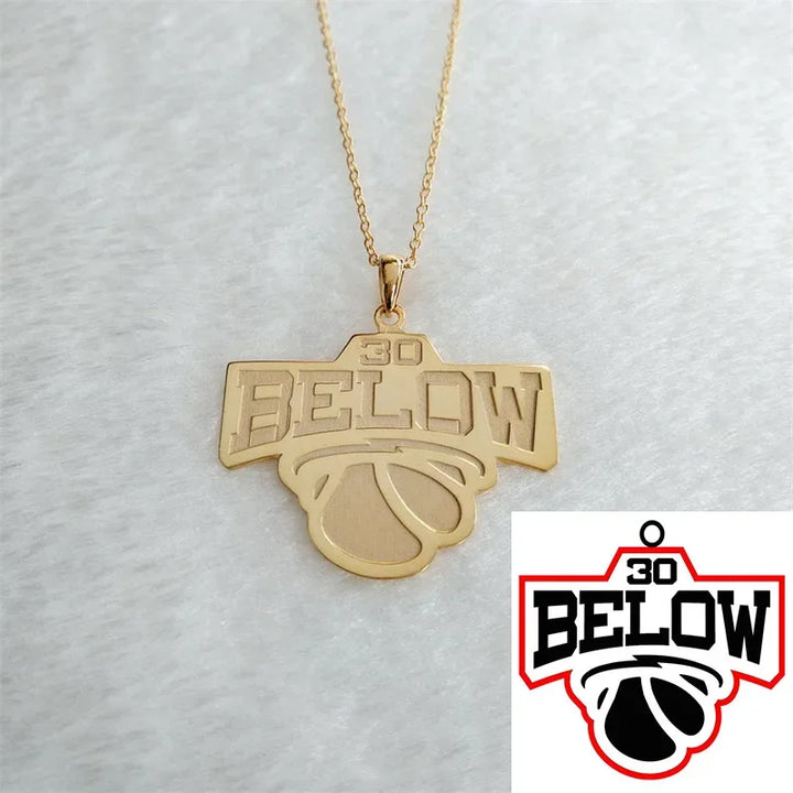 Personalized Custom Brand Logo Necklaces Pendants Chain Stainles Steel Engraved Picture Handwritten Letter Name Jewelry Gifts