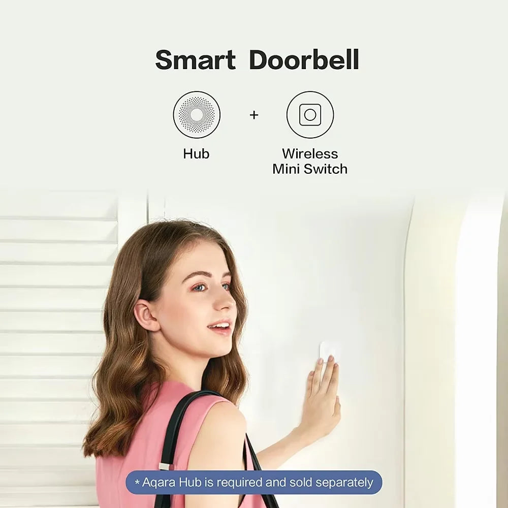 Aqara Sensor Smart Wireless Mini Switch Zigbee One Key Control Button for Homekit Xiaomi Mihome Smart Home Security