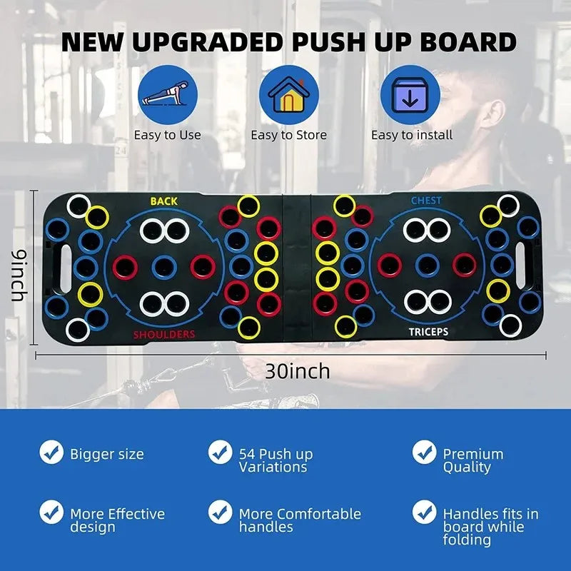 Push Up Support Board, Multifunctional Exercise Chest and Abdominal Muscles, Household Men's and Women's Training Board Fitness
