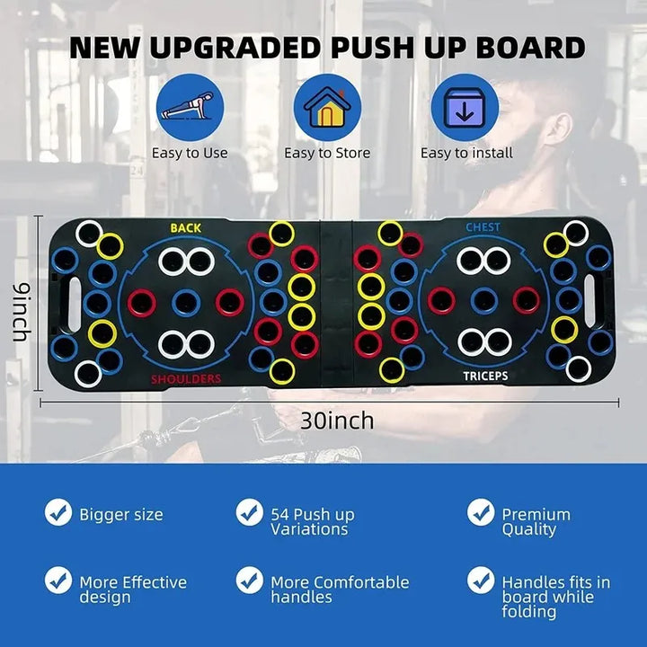 Push Up Support Board, Multifunctional Exercise Chest and Abdominal Muscles, Household Men's and Women's Training Board Fitness