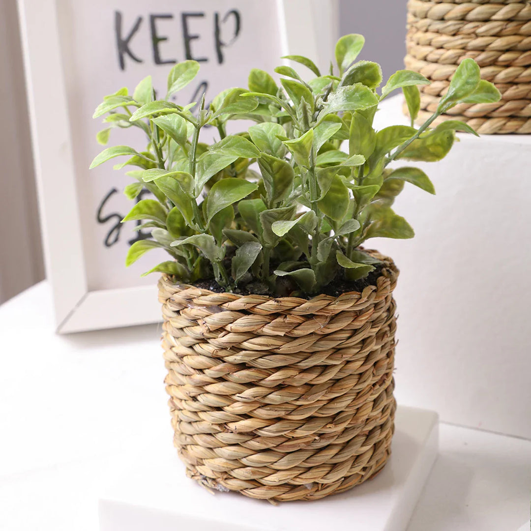 XIYA Artificial Eucalyptus Potted Plant