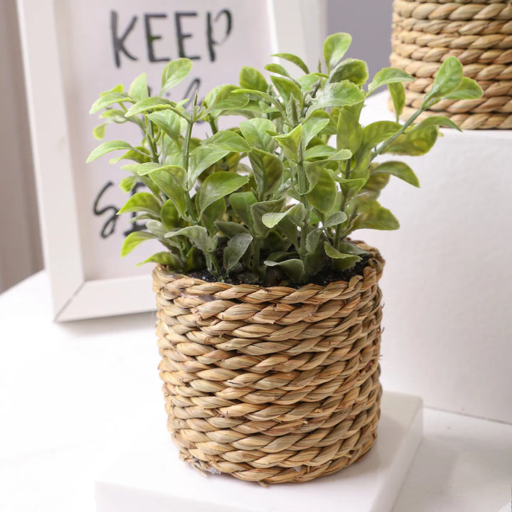 XIYA Artificial Eucalyptus Potted Plant