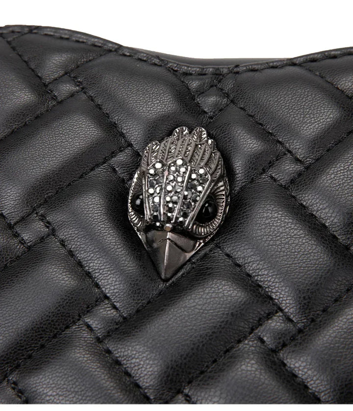 2024 Women's Heart-Shaped Herringbone Crossbody Bag with Eagle and Bird Head Shoulder Bag Chain Purse