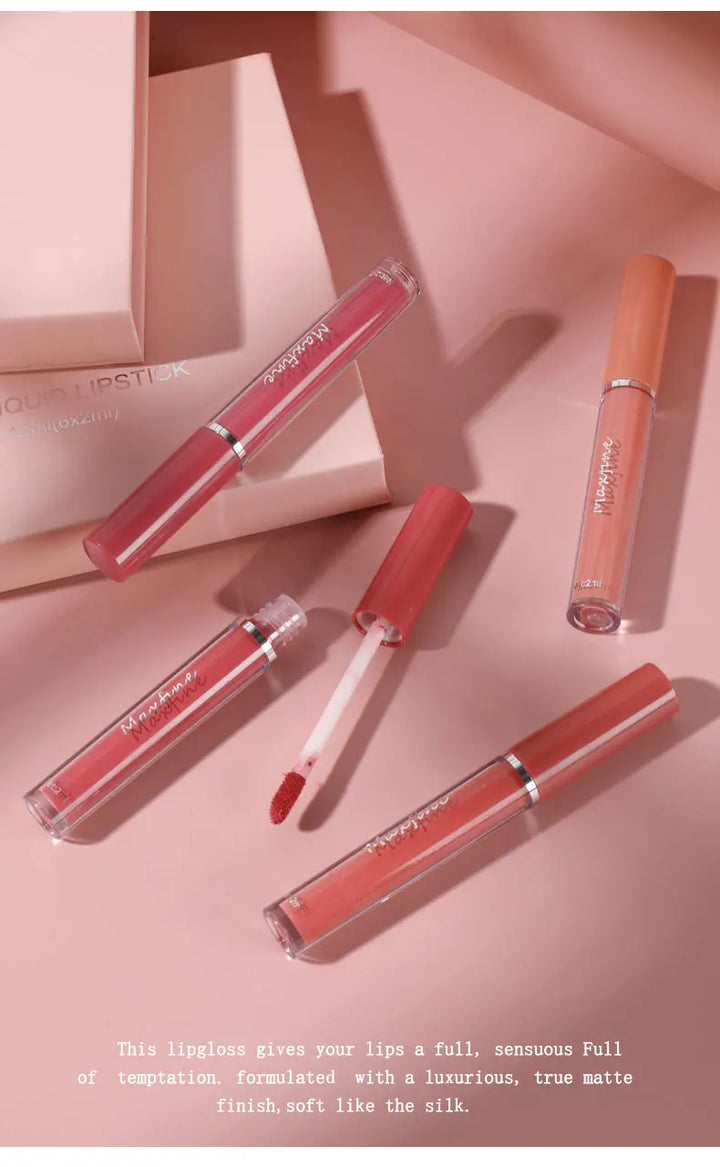 6-Color Waterproof Lip Gloss Set