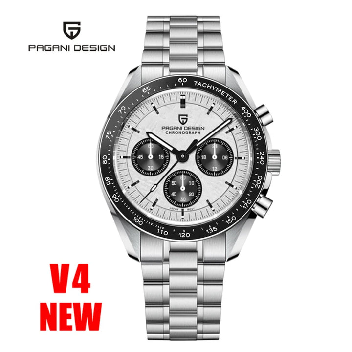 PAGANI DESIGN Moon Mens Watches 2024 Top Brand Luxury Quartz Watch For Men Chronograph Luminous Sapphire Mirror Waterproof Clock