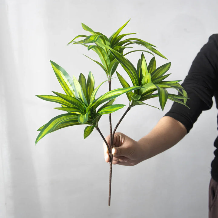Artificial Palm Bamboo Branch Décor