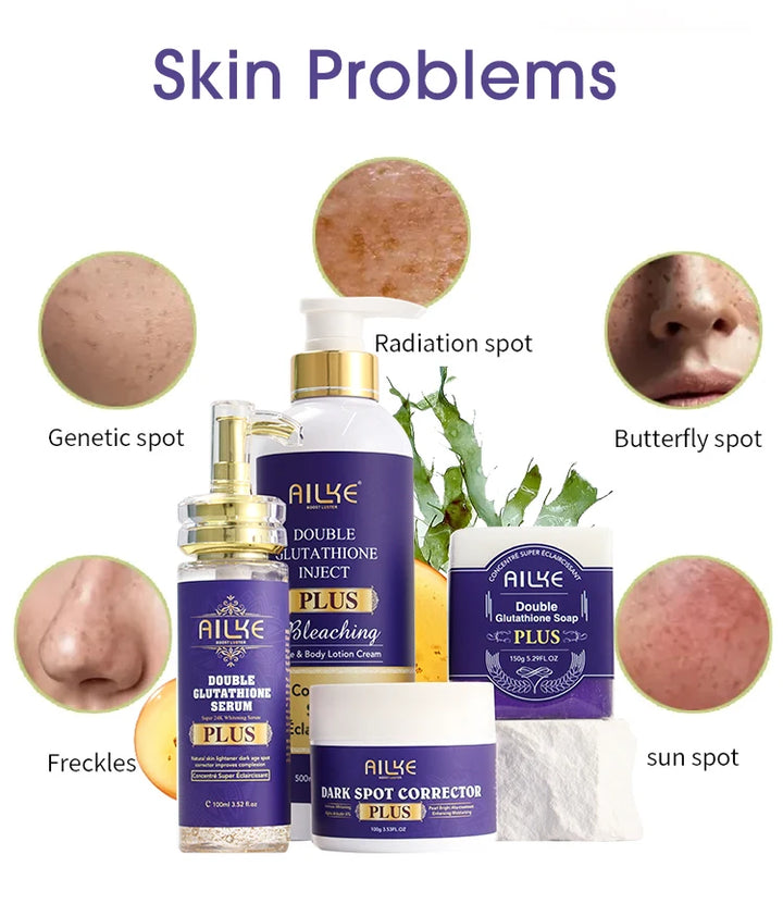 AILKE Anti-Black Spots Intensive Serum, Brightening Serum for an Even & Radiant Complexion, Face Care Against Dark Spots, 120 ml