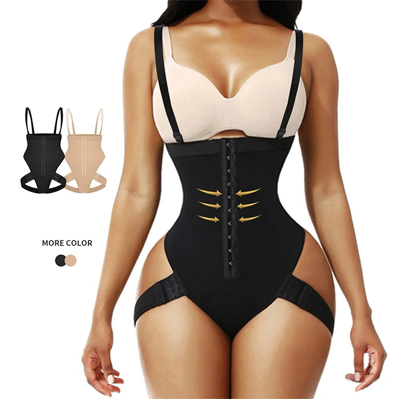 High Waist Abdomen Butt Lifter Control Panties Brief Booty Lift Seamless Shapewear Slimming Pulling Underwear Body Shaper