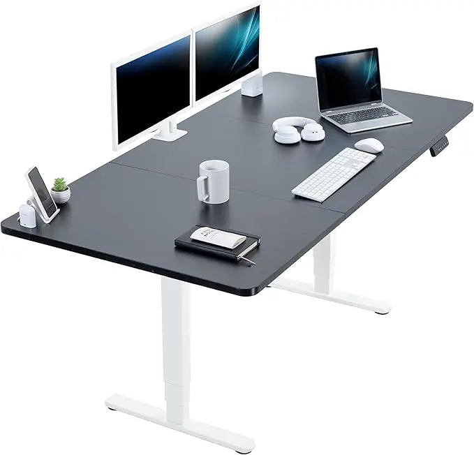 Electric 71"x36" Rustic Sit-Stand Desk