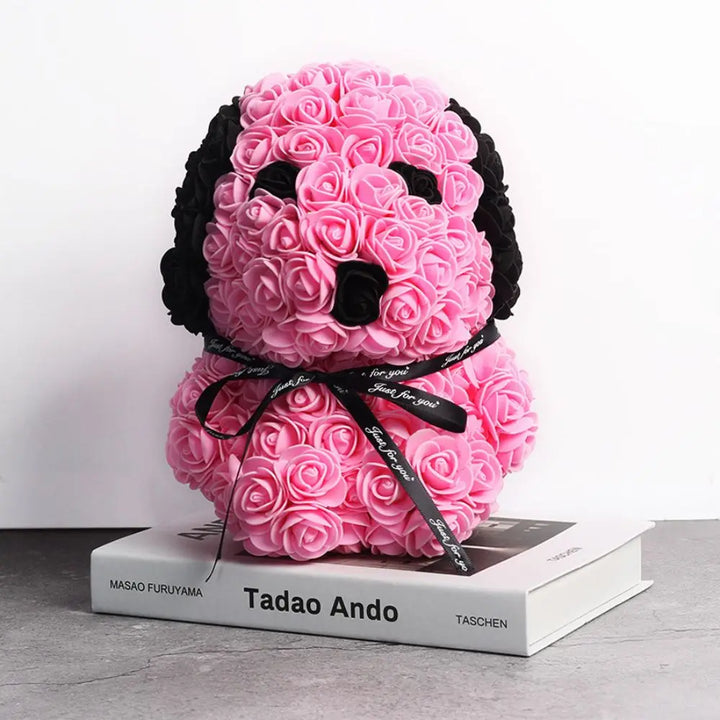 Teddy Rose Dog – Soap Foam Flowers